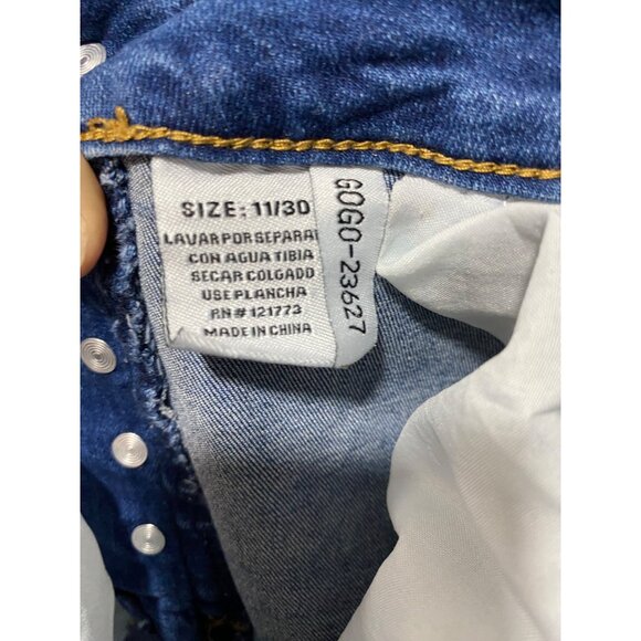 🔥 Custom GOGO Flare Jeans – Distressed & Patchwork Streetwear Statement Denim - Picture 10 of 12